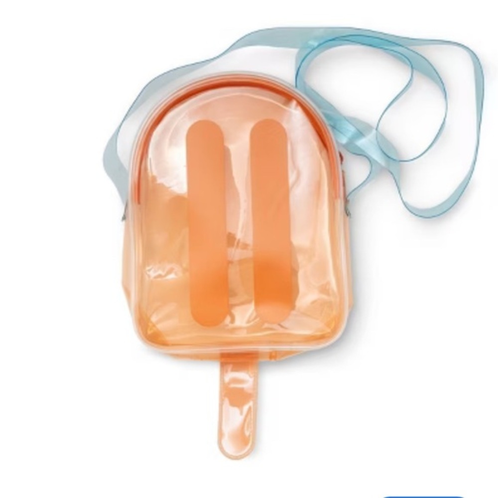 Bullseye's Playground Clear PVC Popsicle + Ice Cream Crossbody Bag 12 total